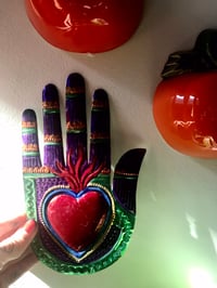 Image 2 of Vintage large hand milagro