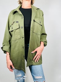 Image 2 of VINTAGE ARMY SHIRT JACKET EAZY E