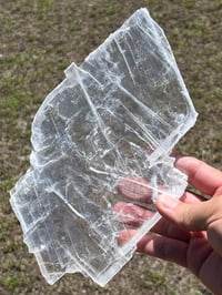 Image 3 of Transparent Selenite Slab Morocco Morocco #2815