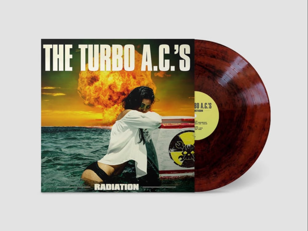 Limited edition vinyl LP - Radiation Red Lava with liner notes 