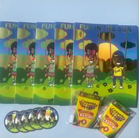Image 2 of Special Collectors Edition Gold Foil Fun In The Sun Coloring Book