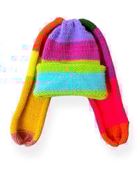VIBRANT BUNNY EAR BEANIE