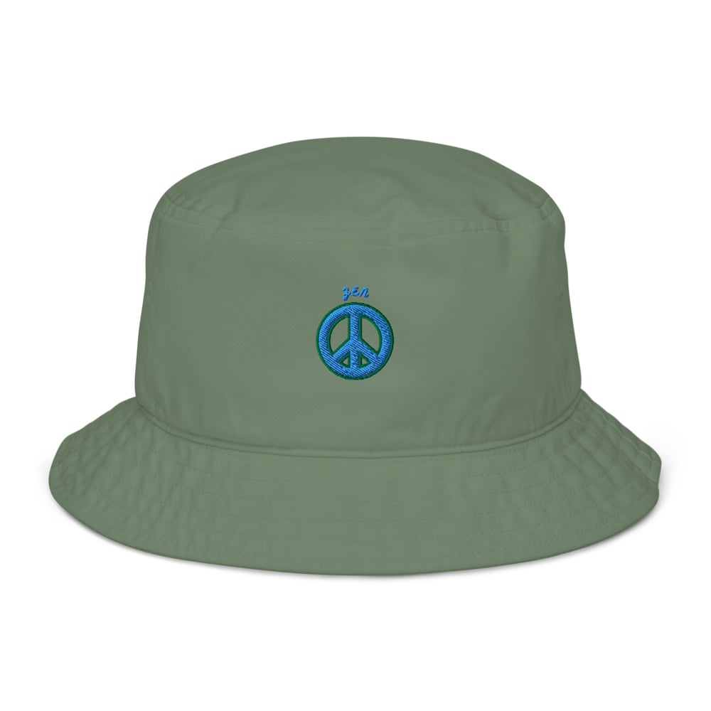 ZEN EXP - “Peace Sign” Organic bucket hat