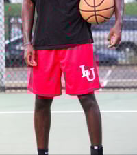 Image 1 of Cherry Red "LU" Short 