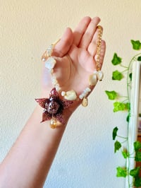 Image 2 of 🐆⭐️Starfish Flower Pearl Necklace⭐️🐆 limited edition*