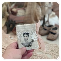 Image 7 of Vintage style button box and snippet book