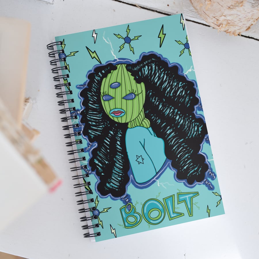Image of Bolt Spiral notebook