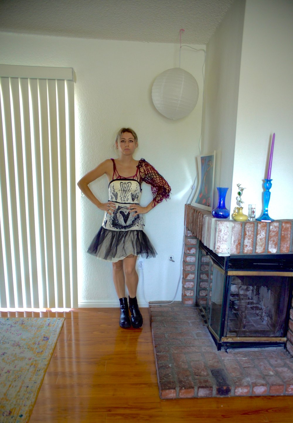 Grungey Goth homecoming dress!