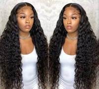 Image 3 of WATER WAVE HUMAN HAIR WIG LACE CLOSURE/FRONTAL