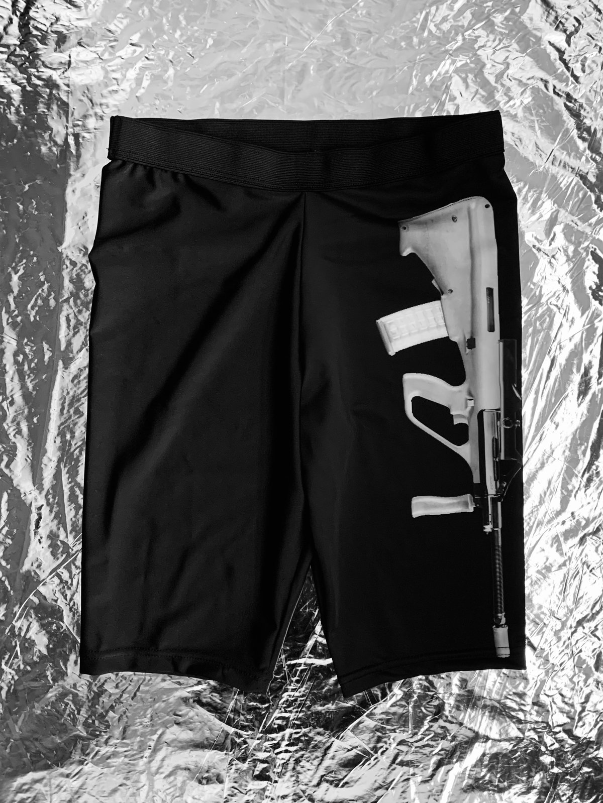 Image of TERROR VISION - Steyr Aug biker shorts