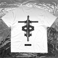 Image 1 of TERROR VISION - Tech9 Cross tee (with 3M reflective embroidery logo patch)