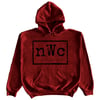 NWC Original Logo BLK - Red Hoodie