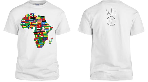 Image of Africa Flag Tee w/ logo