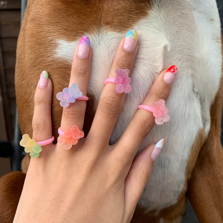 Sugar Gummy Bear Rings