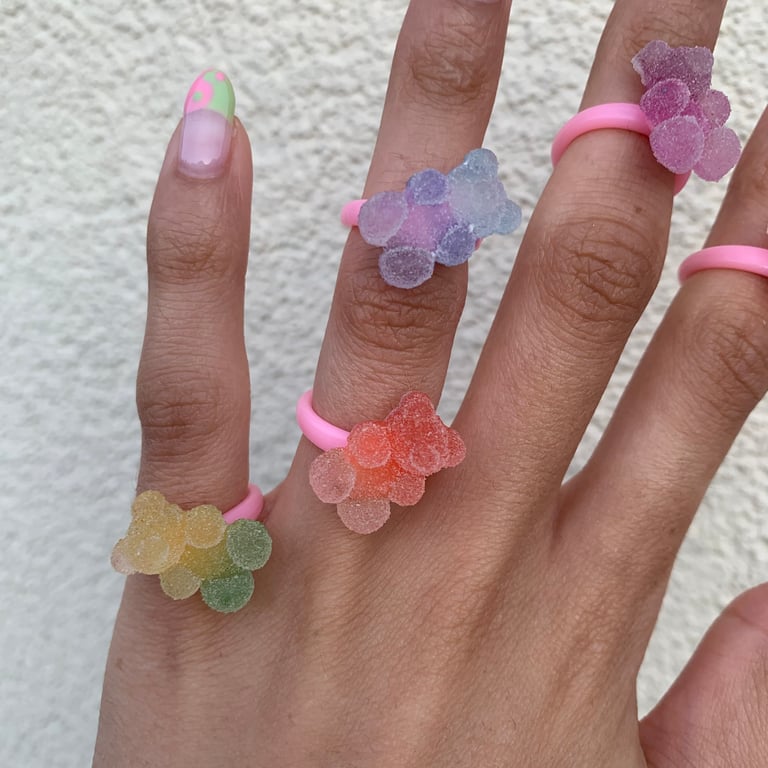 Sugar Gummy Bear Rings Image 3