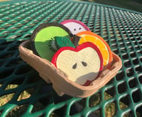 Image 1 of Fruit Basket Coasters & Holder