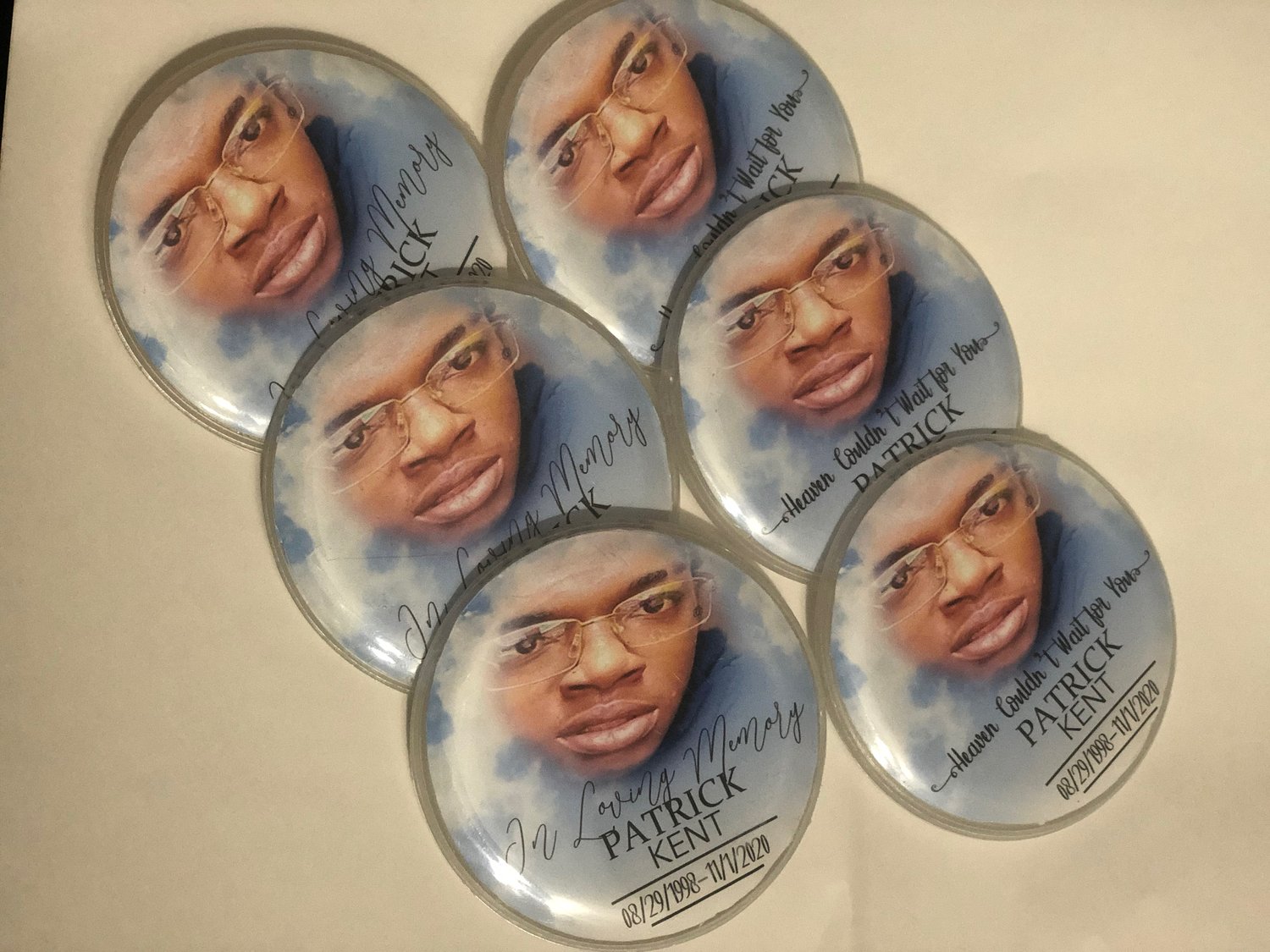 Image of Memorial Button Pins 