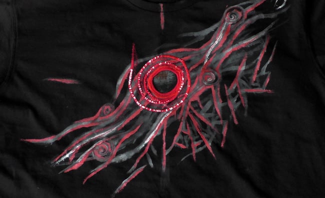 Reflective open-heart shirt  #IV - WITOOA