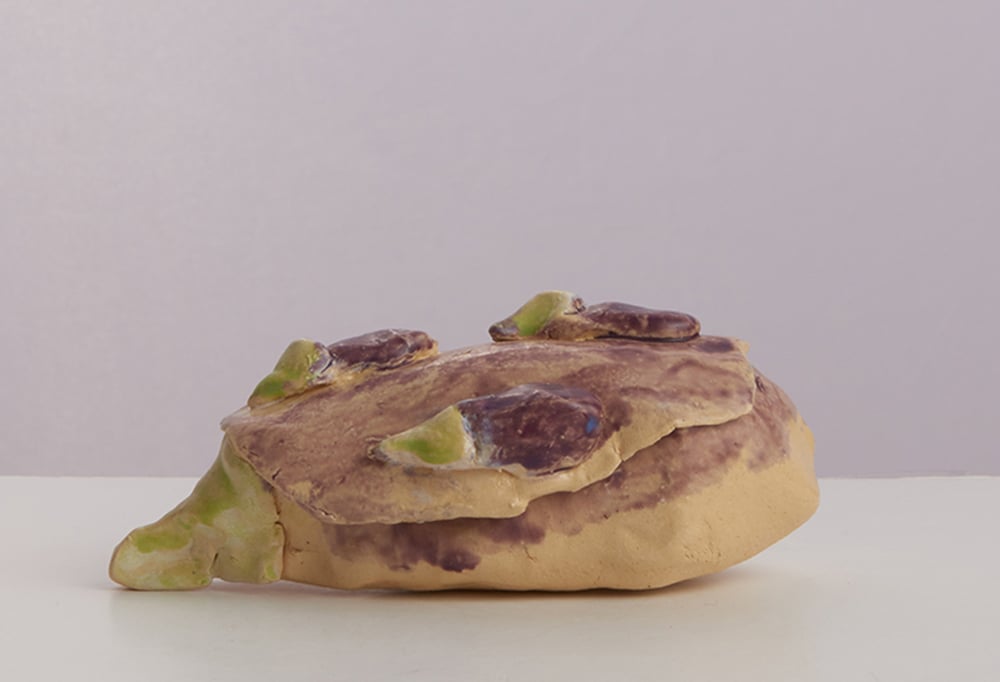 Image of Kiki Ando, Eggplant Sugar Bowl,  茄子の砂糖入れ