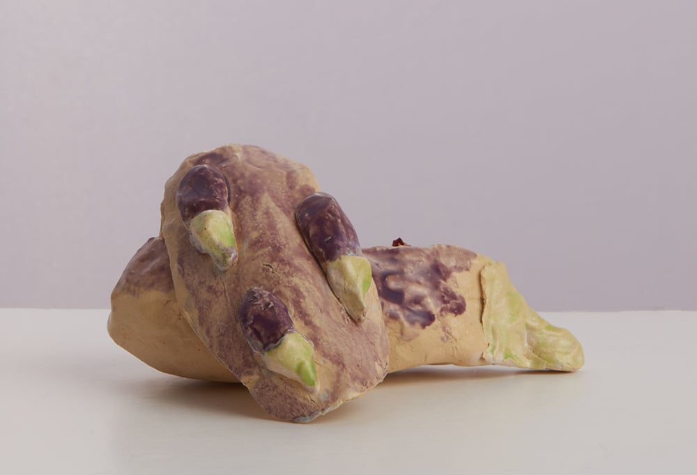 Image of Kiki Ando, Eggplant Sugar Bowl,  茄子の砂糖入れ