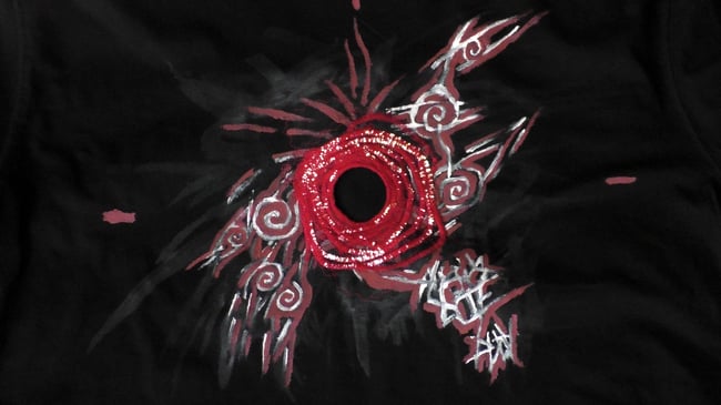 Reflective open-heart shirt  #VII - WITOOA