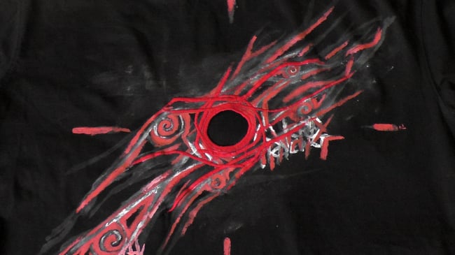 Reflective open-heart shirt  #V - WITOOA