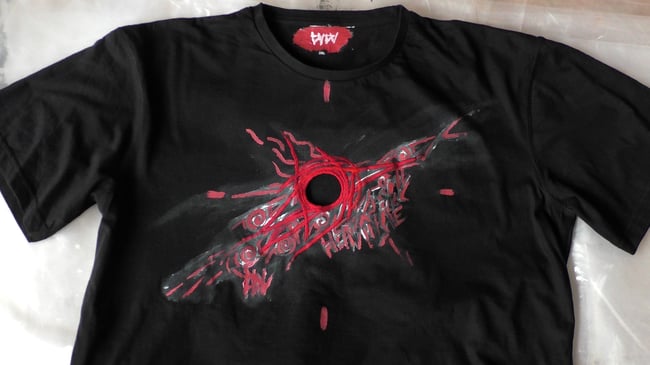 Reflective open-heart shirt  #VI - WITOOA