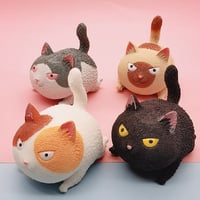 The "Purry" Stress Ball - All Four