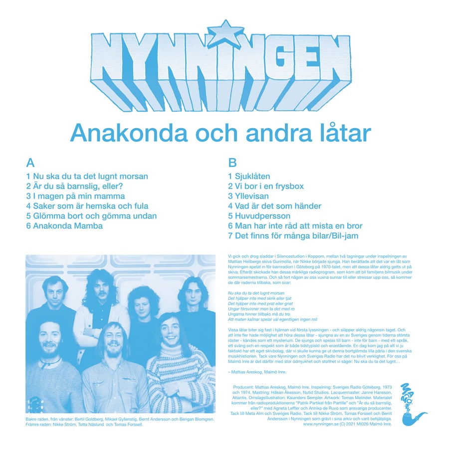 Image of Nynningen - Anakonda och andra låtar - LP
