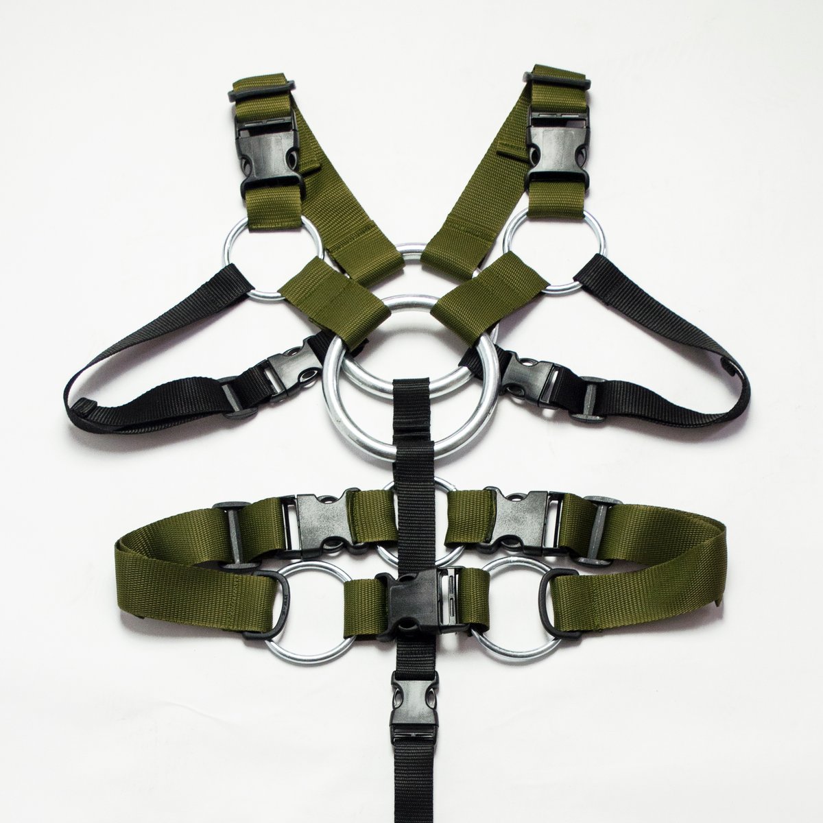 Image of TACTICAL HARNESS CCKRING BM_01 / KHAKI - BLACK