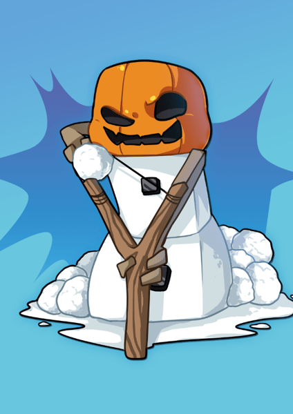 Image of Signed MITTENS  SNOW GOLEM Poster!