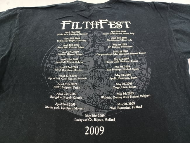2009 Cradle Of Filth Tour T-Shirt