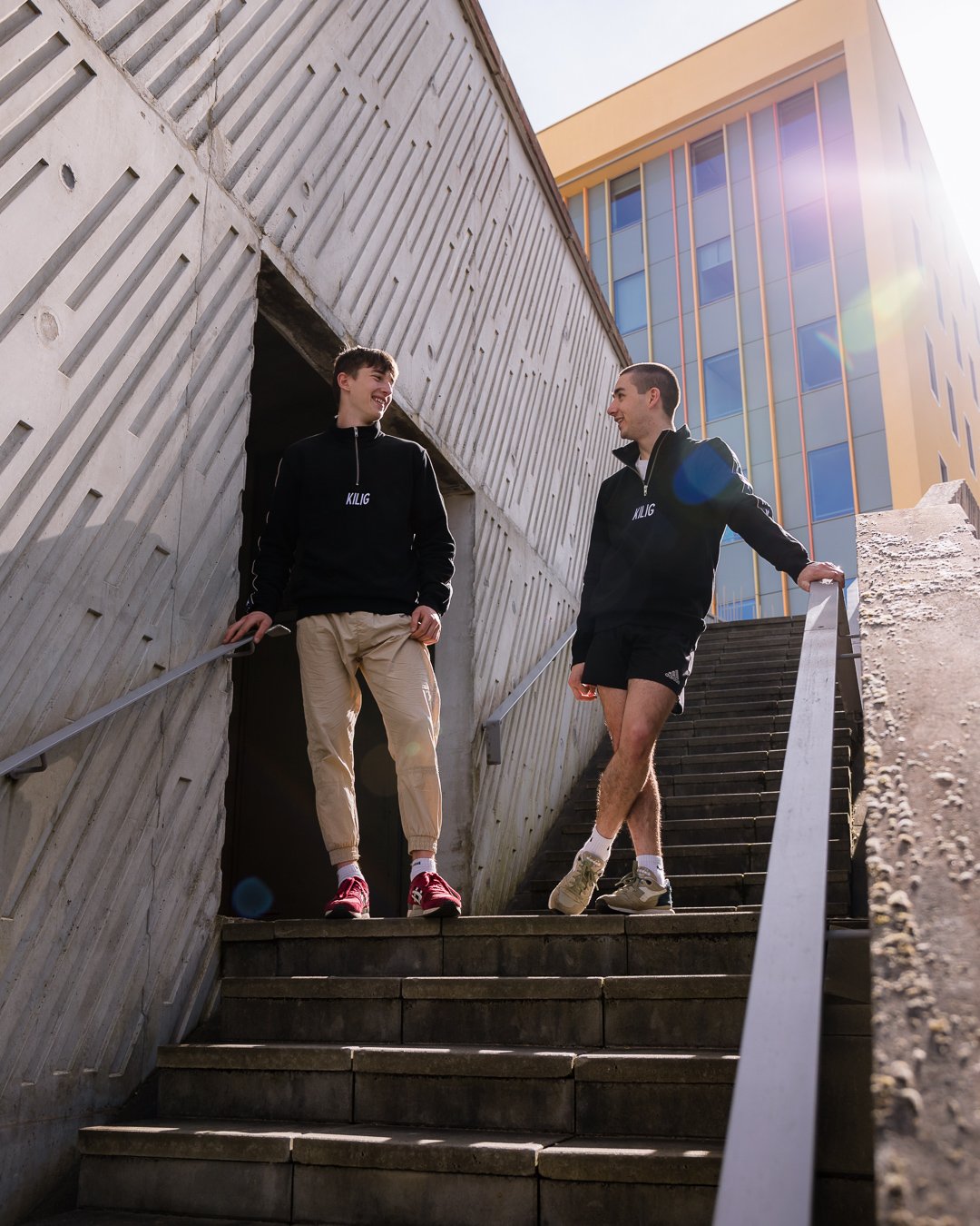 Image of RAID YOUR CITY REBORN HALF ZIP NOIR