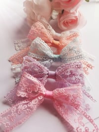 Hand-tied Lace Bows