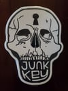 Locked Skull Vinyl Sticker