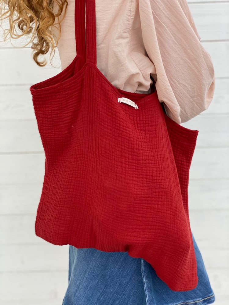 Image of Shopper Bag - Color Rubino