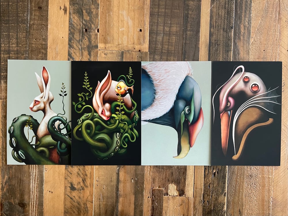 Large Postcard Prints (Set of 4)