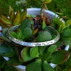 STERLING SILVER STAMPED STACKER CUFF