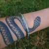 STERLING SILVER STAMPED STACKER CUFF