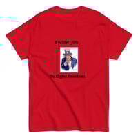 Image 1 of Uncle Sam Fight Fascism Unisex classic tee