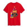 World Famous VIP Records Full Color Official Logo Men's Red T-Shirt