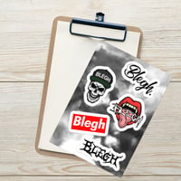 Image 2 of BLEGH STICKER SHEET