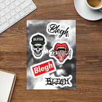 Image 1 of BLEGH STICKER SHEET