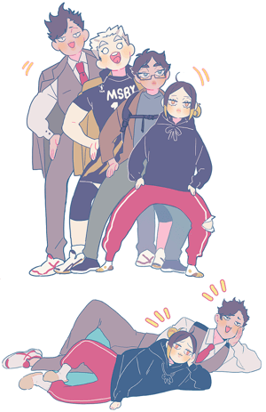 Image of THE TOKYO 4 keychain standee set