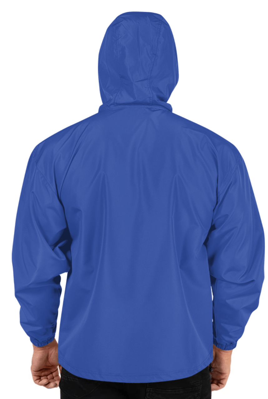 Embroidered PA-76-ROYAL BLUE Packable Jacket