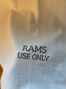 Image of Rams Use Only Tee Shirt