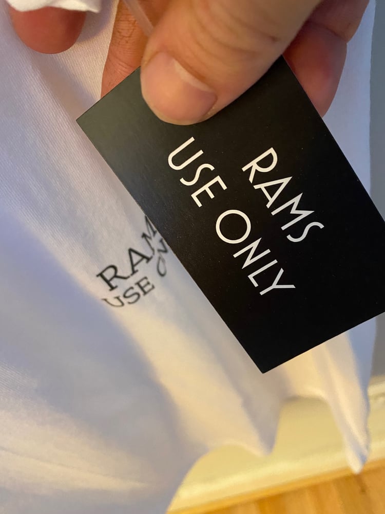 Image of Rams Use Only Tee Shirt