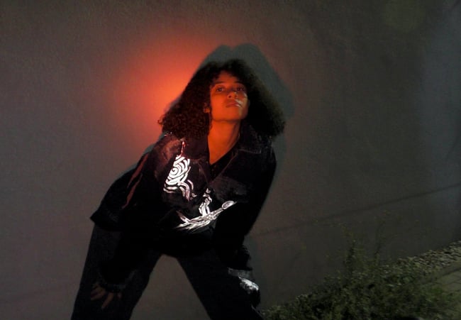 Reflective jeans jacket 'Dia' - GIVE AWAY