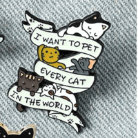 Image 2 of PET EVERY CAT IN THE WORLD PIN