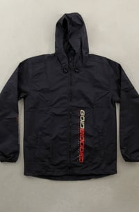 Image 1 of Gold Blooded RPM (Men's Black Windbreaker)